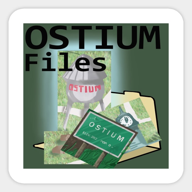 Ostium Files Sticker by The Ostium Network Merch Store